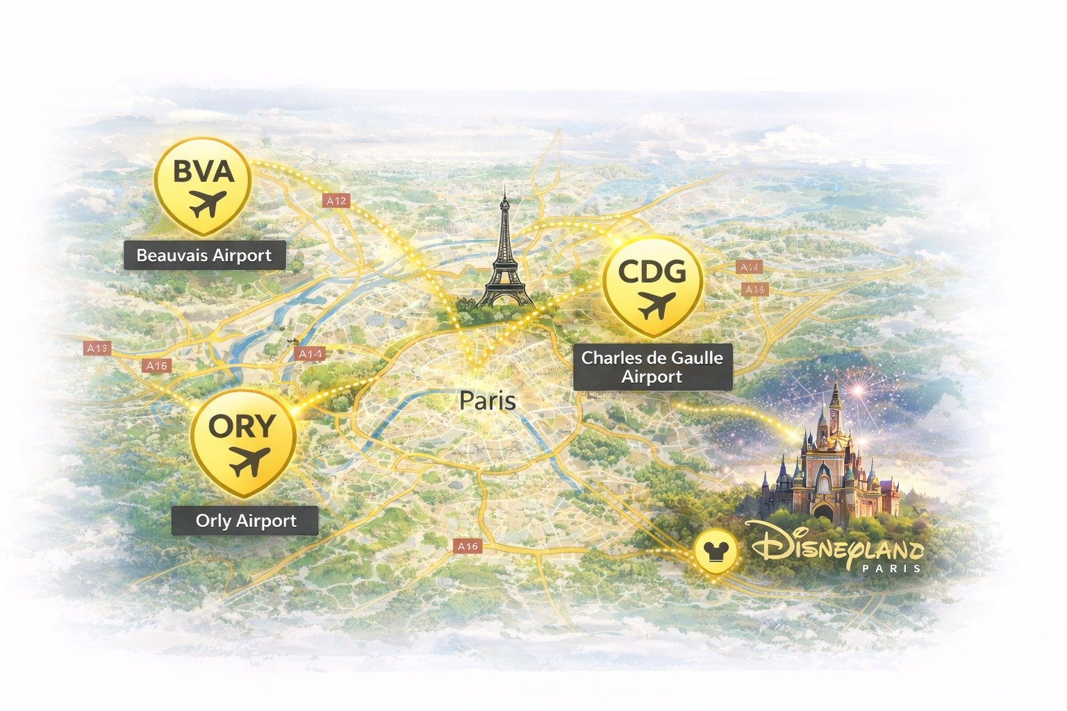 Most popular transfers map